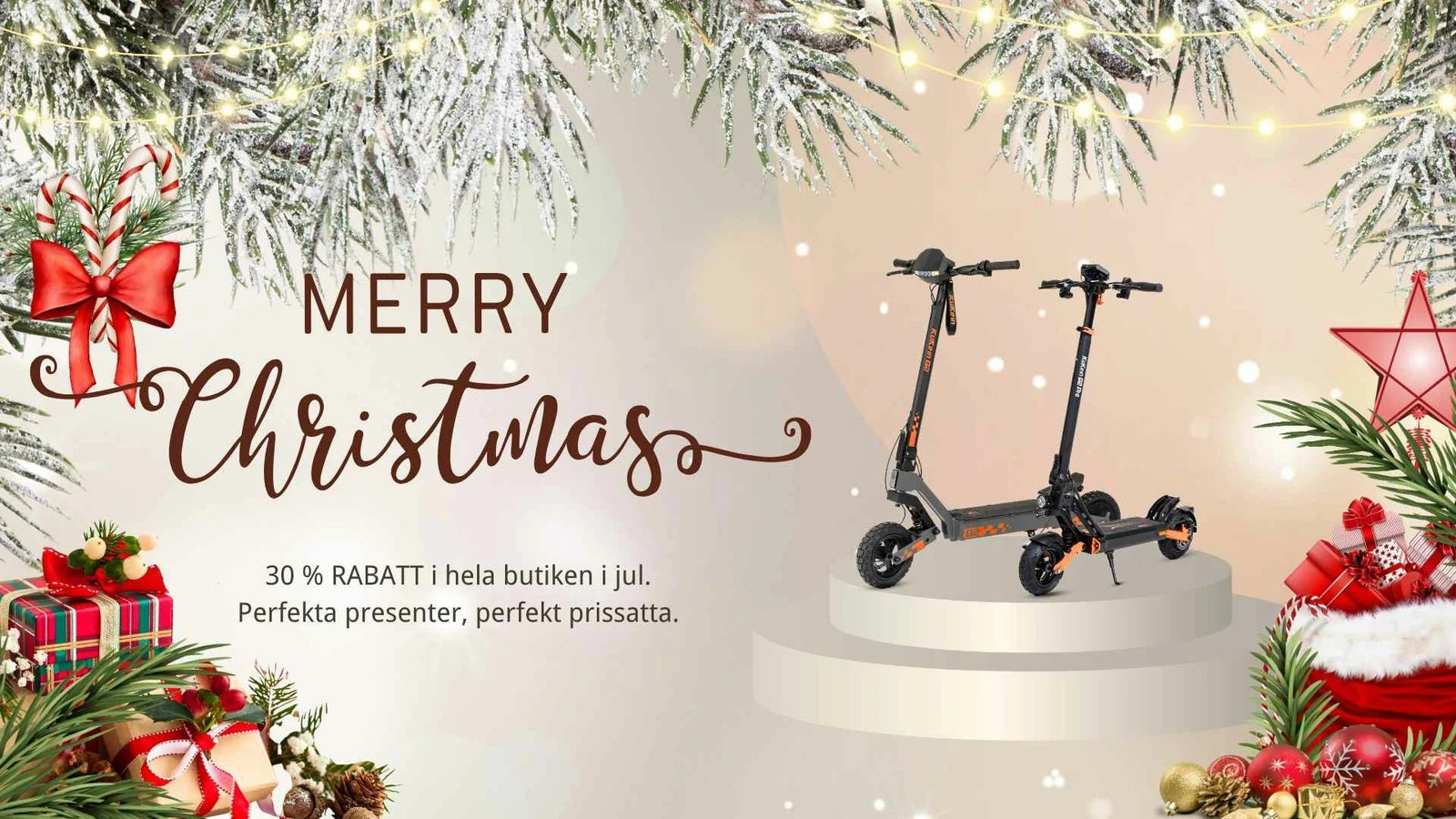 Unwrap the Ultimate Ride: Christmas Deals on KuKirin E-Scooters!