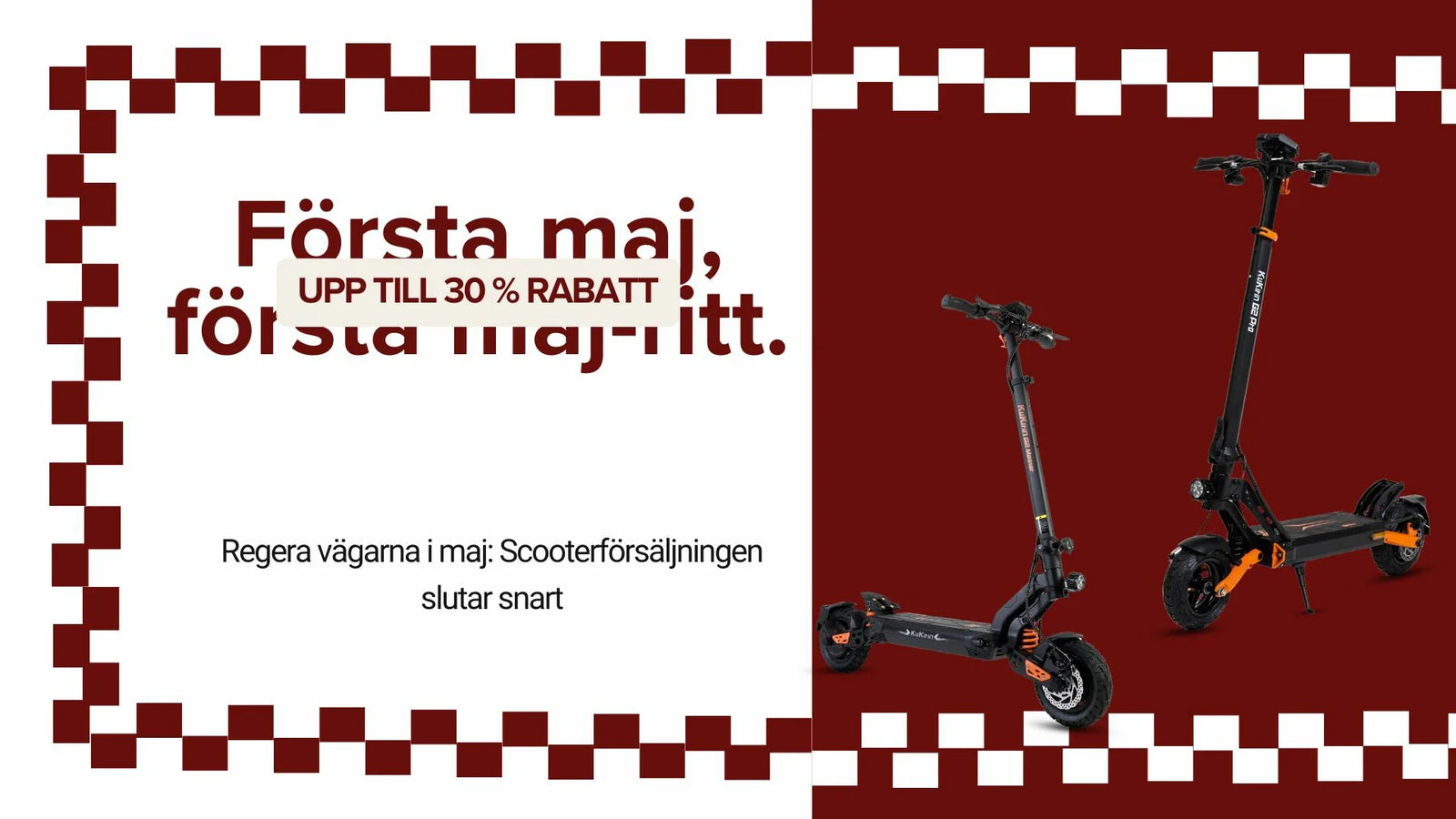 May Day Flash Sale: Cruising into the Swedish Spring with KuKirin